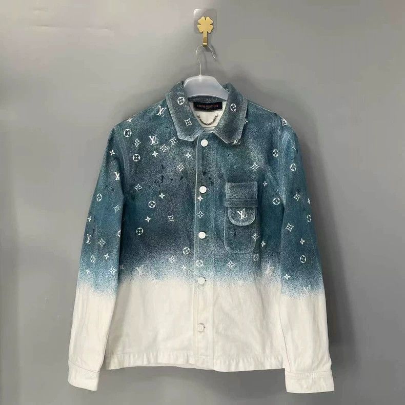 Louis Vuitton Louis Vuitton Star Gradient Denim Jacket Size US S / EU 44-46 / 1 - 1 Thumbnail