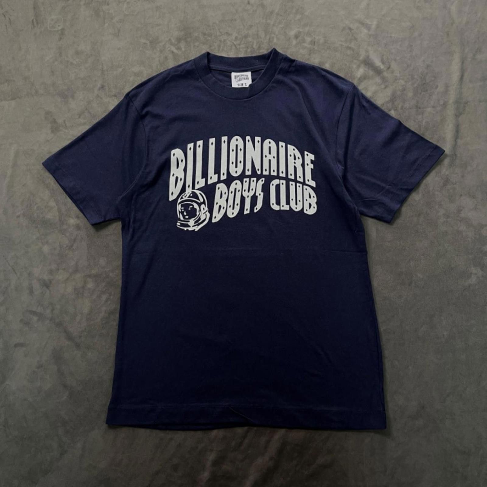 Billionaire Boys Club Rare Billionaire Boys Club BBC Classic Arch Logo Navy Tee Size US S / EU 44-46 / 1 - 1 Thumbnail