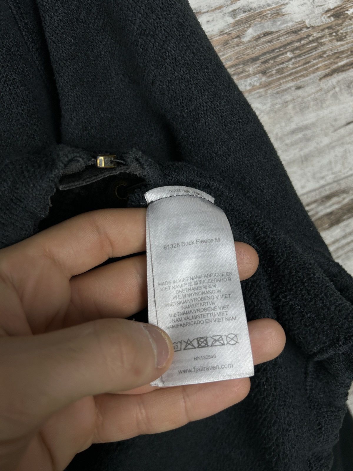 Fjallraven × Vintage Mens Vintage Fjallraven Buck Fleece Graphite outdoor life Size US S / EU 44-46 / 1 - 17 Thumbnail