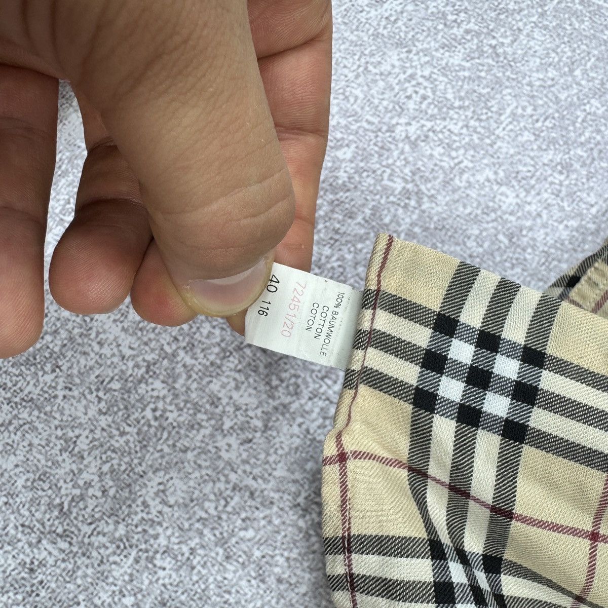 Burberry × Vintage VINTAGE BURBERRY LONDON NOVA CHECK SHIRT SIZE 39 / M Size US M / EU 48-50 / 2 - 10 Thumbnail