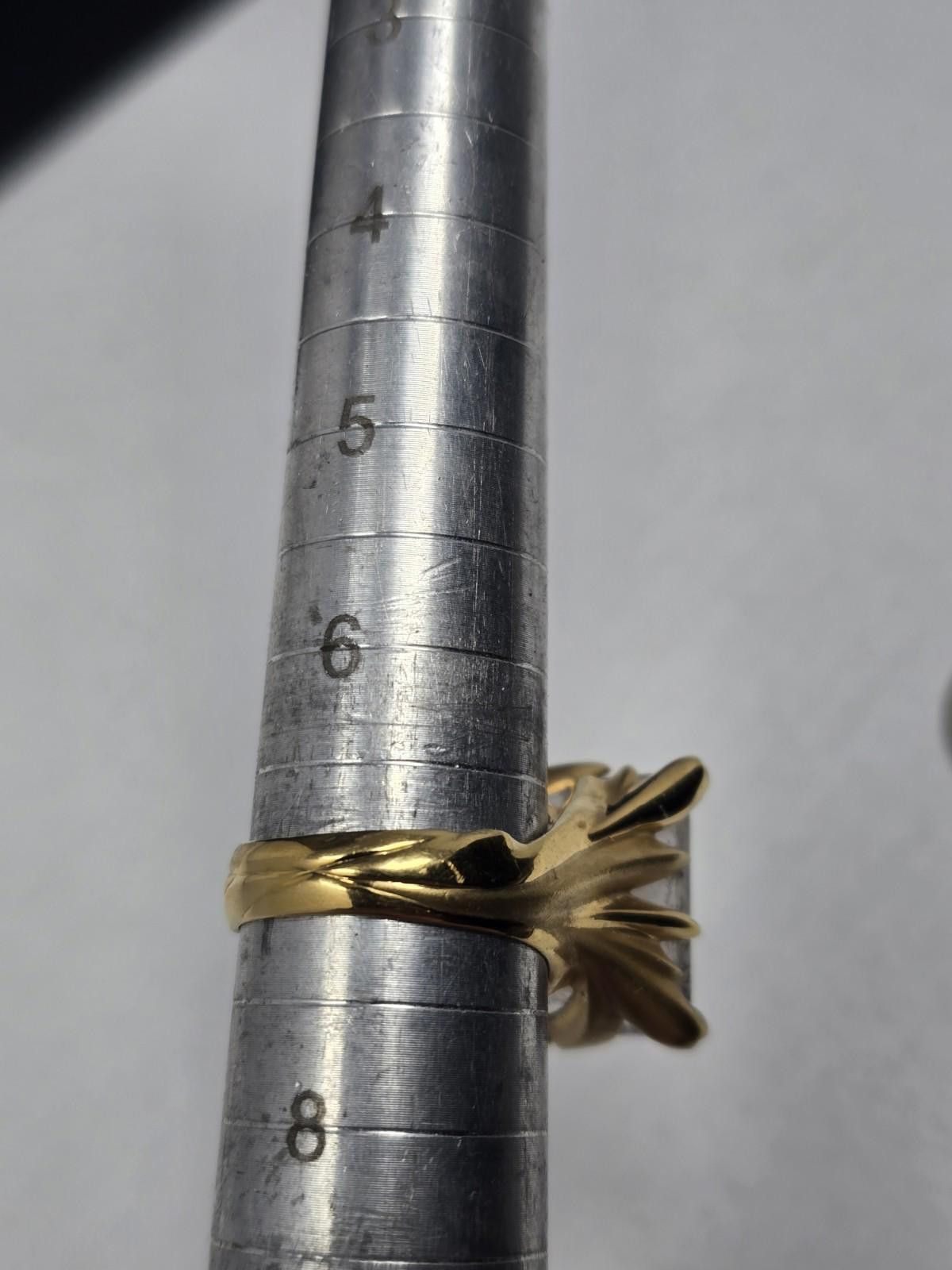 The Unbranded Brand Heavy 14k Gold Dendritic Quartz & Diamond Statement Ring 7 Size ONE SIZE - 3 Thumbnail