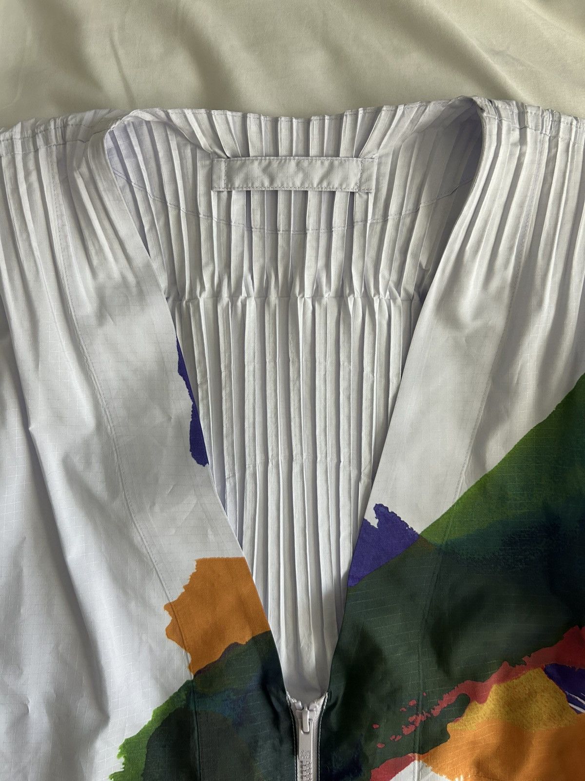 Comme des Garcons Homme Plus Homme Plisse Issey Miyake Cascade Picturesque Vest Lavender Size US L / EU 52-54 / 3 - 2 Thumbnail