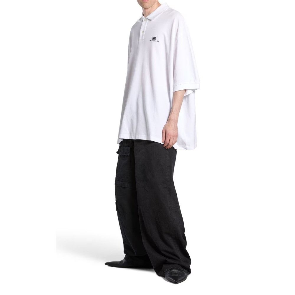 Balenciaga o1s1wg110126 BB Classic Balenciaga Polo Shirt Oversized Size US M / EU 48-50 / 2 - 5 Thumbnail