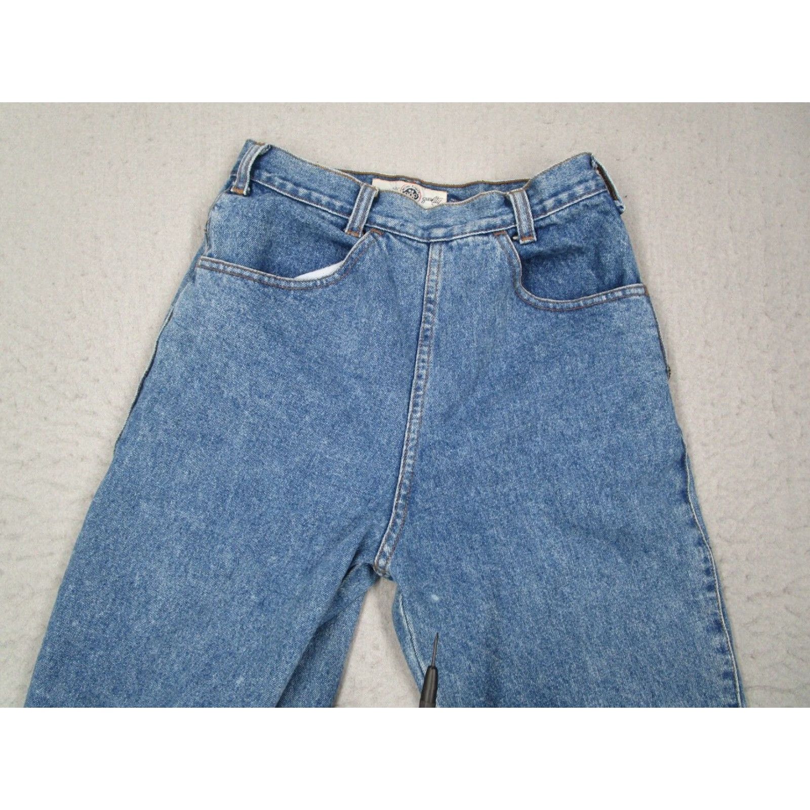 Gap VINTAGE Gap High Rise Tapered Jeans Womens 24x28 Blue Cotton 90s Size 27" / US 4 / IT 40 - 4 Thumbnail