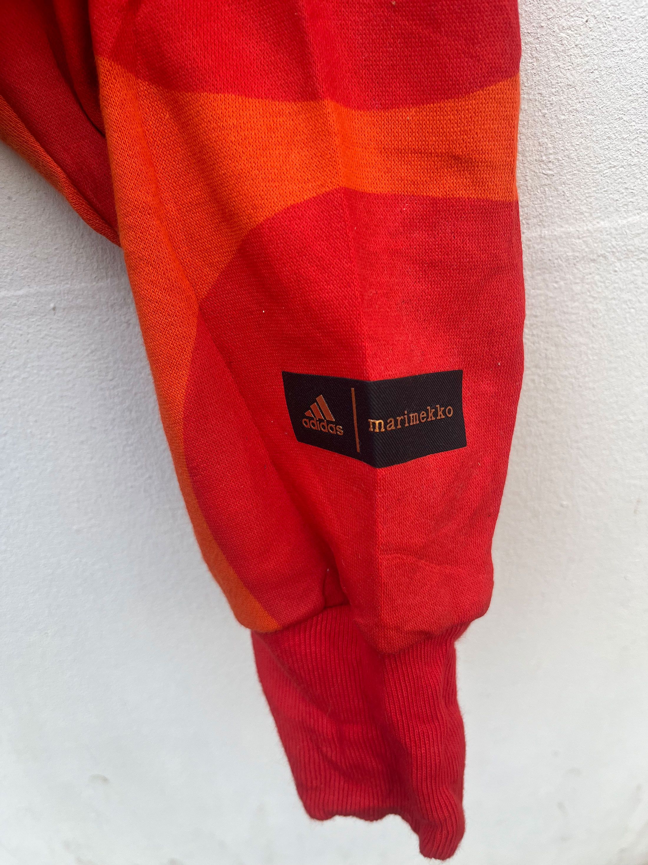 Marimekko Adidas Marimekko Crop Hooded Sweatshirt Sweater Pull Over Size XL / US 12-14 / IT 48-50 - 2 Thumbnail
