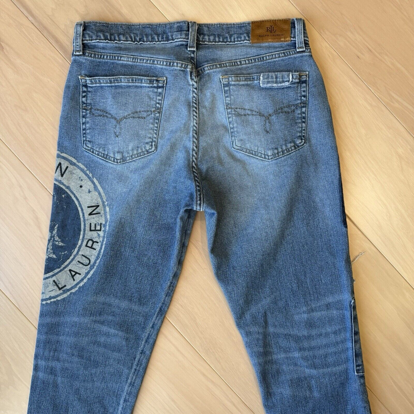 Ralph Lauren Lauren Ralph Lauren Jeans Women's 32 Blue Patchwork Glam Size 32" / US 10 / IT 46 - 7 Thumbnail