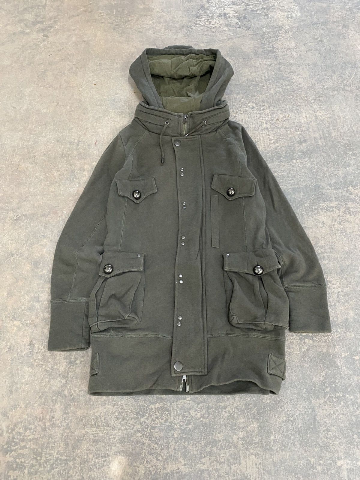 Le Grande Bleu (L.G.B.) Vintage CC Cross Bono Long Jacket Military Lgb punk grunge Size US S / EU 44-46 / 1 - 2 Thumbnail