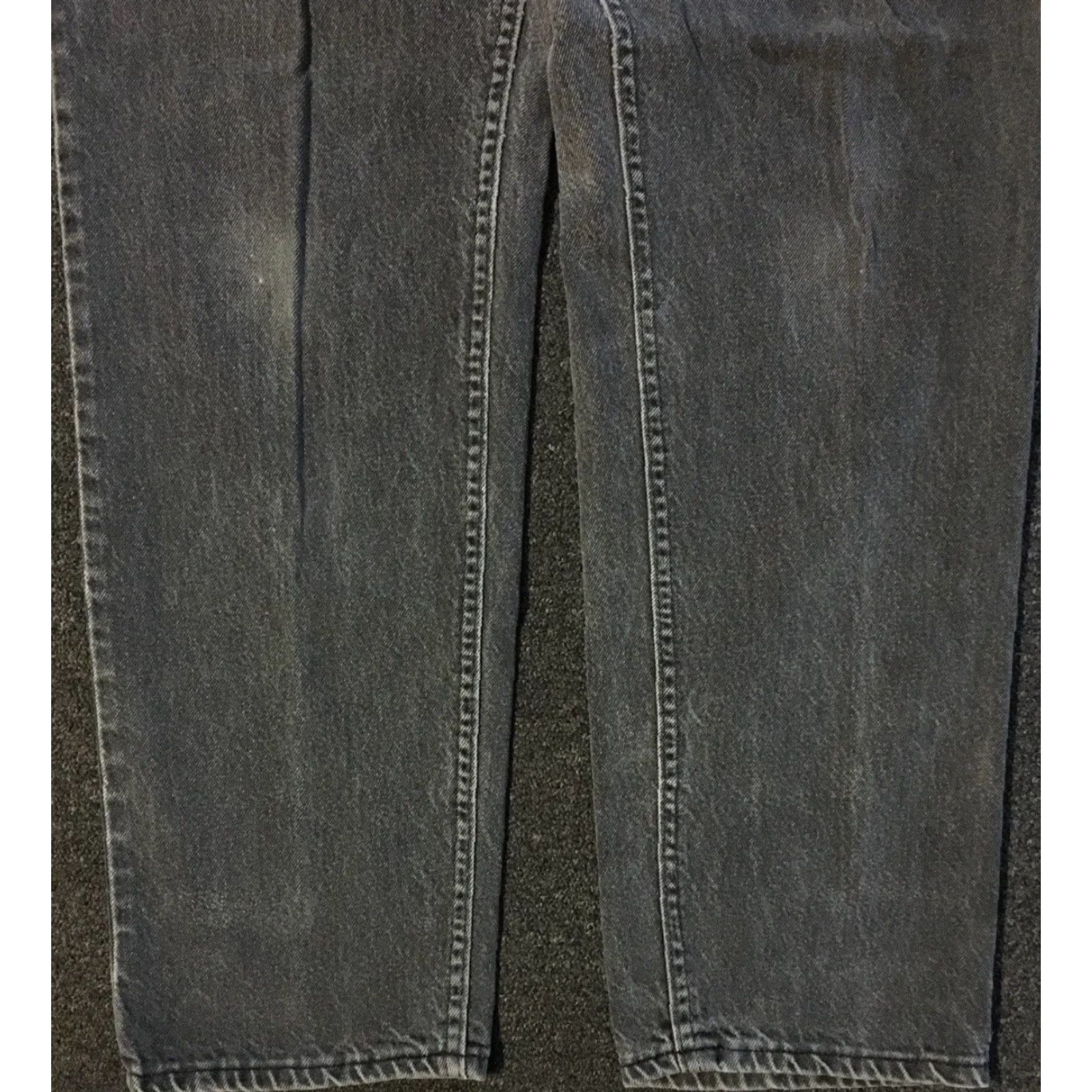 Lee VINTAGE Lee Jeans Distressed 80s 90s Gray 34 Men Inseam 33 Trucker Cowboy Punk Grunge USA Casual Straight) Size US 34 / EU 50 - 6 Thumbnail