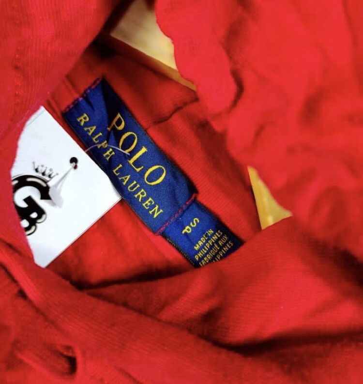 Polo Ralph Lauren × Ralph Lauren Polo Ralph Lauren Red Hoodie Size US S / EU 44-46 / 1 - 4 Thumbnail