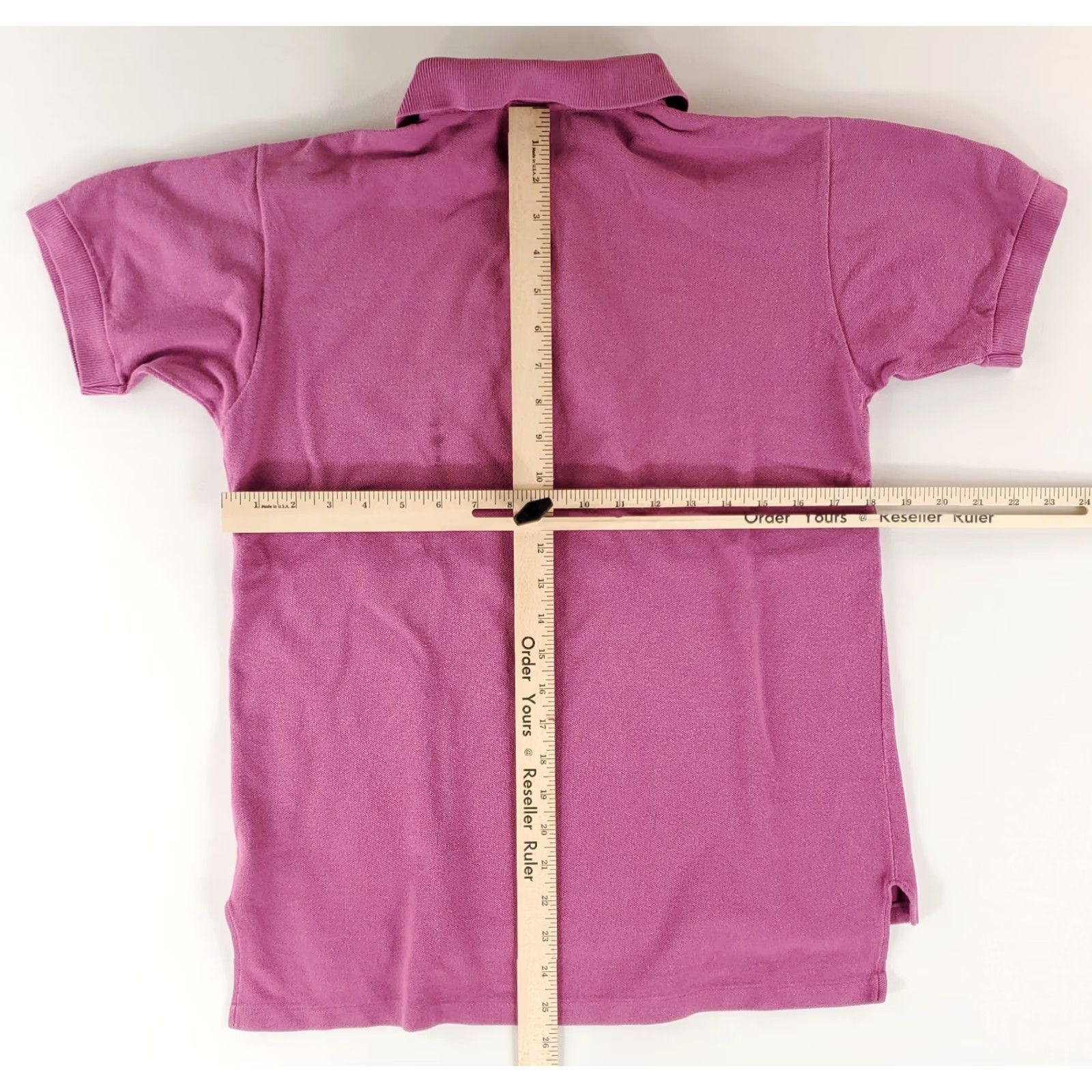 Izod VINTAGE Izod Lacoste Polo Shirt Mens M Purple Eggplant Pink 70s Patron Stain on Back Size US M / EU 48-50 / 2 - 8 Thumbnail