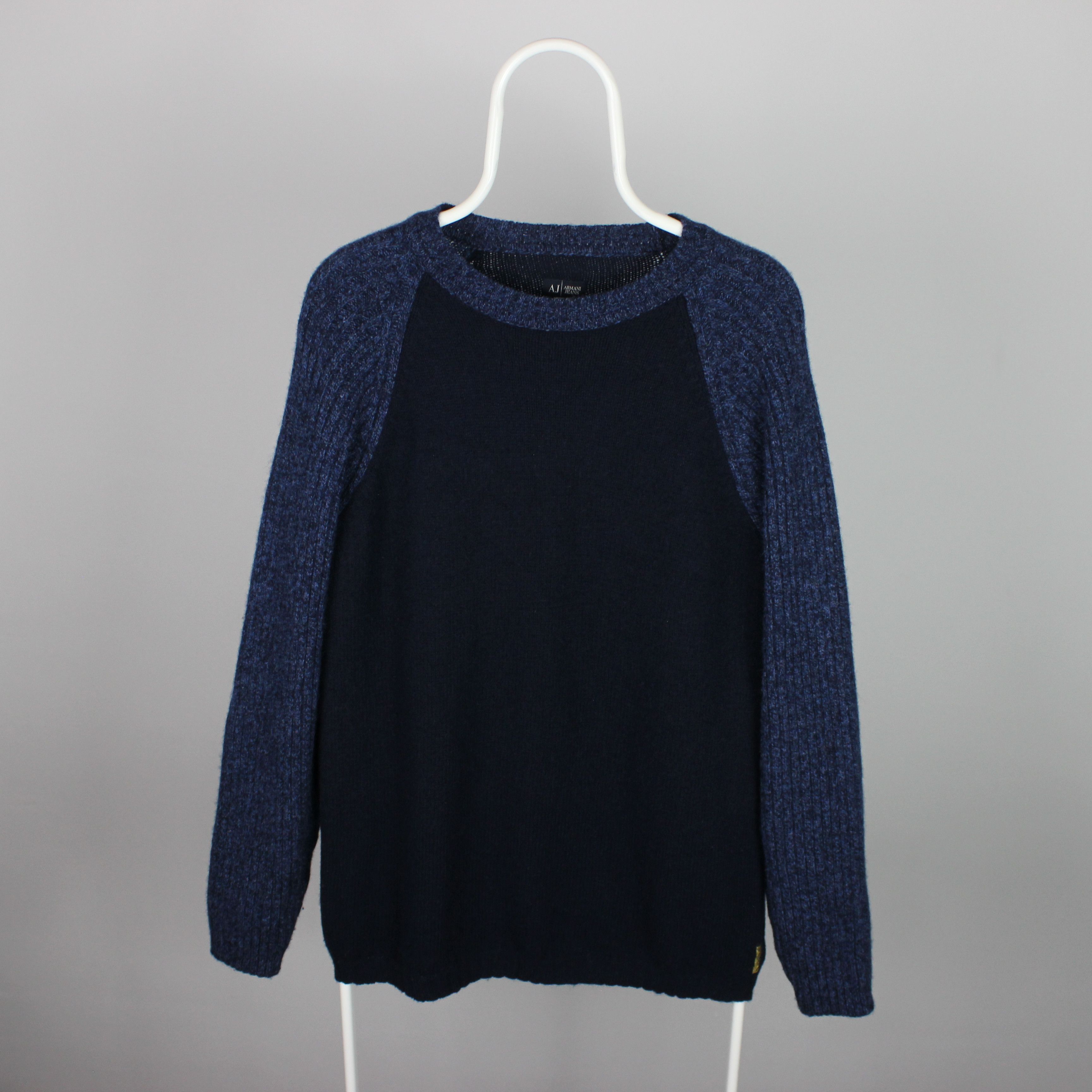 Armani Armani jeans sweater wool navy blue XL XXL AJ Size US XXL / EU 58 / 5 - 10 Thumbnail