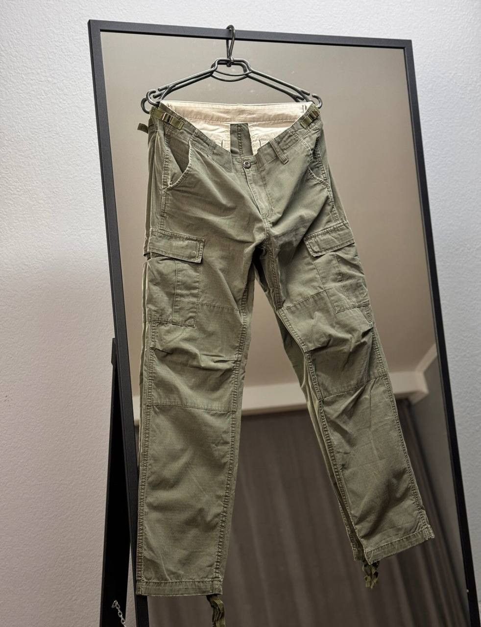Carhartt Cargo Vintage Pants Carhartt Double Knee Baggy Fit Opium Size US 31 - 4 Thumbnail