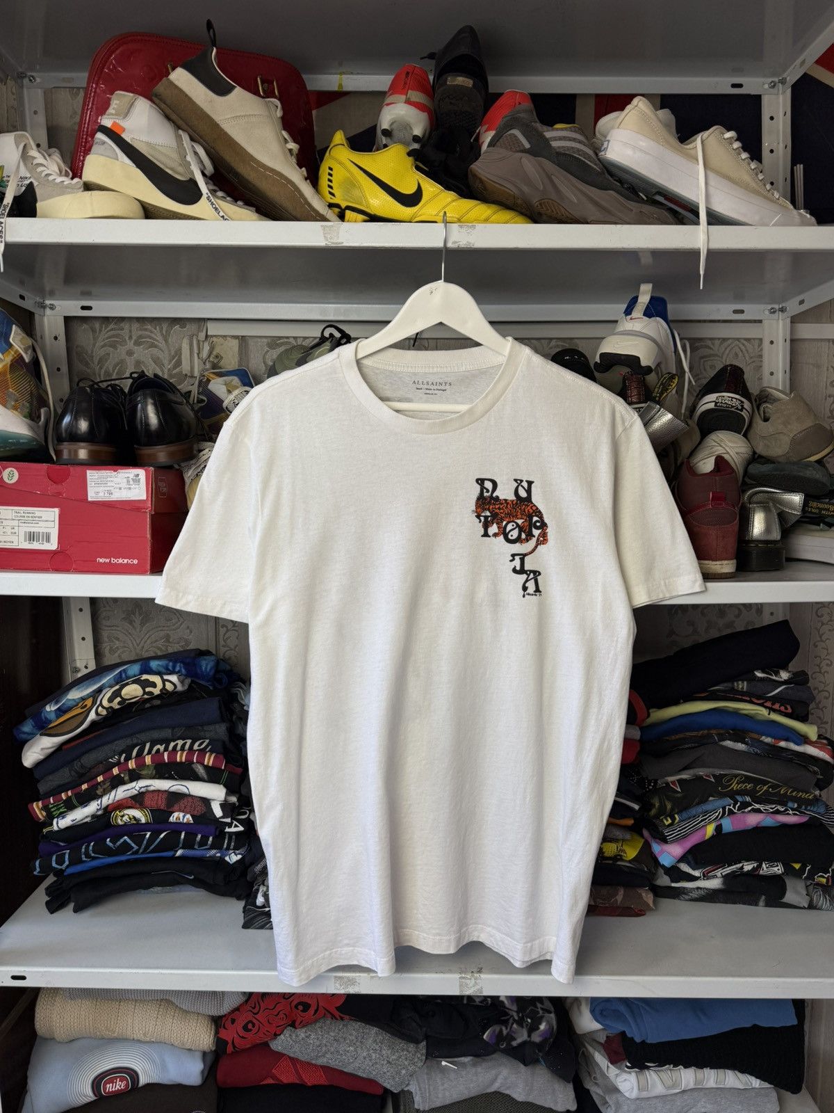 Allsaints Mens Allsaints Tiger T Shirt Size US S / EU 44-46 / 1 - 1 Thumbnail