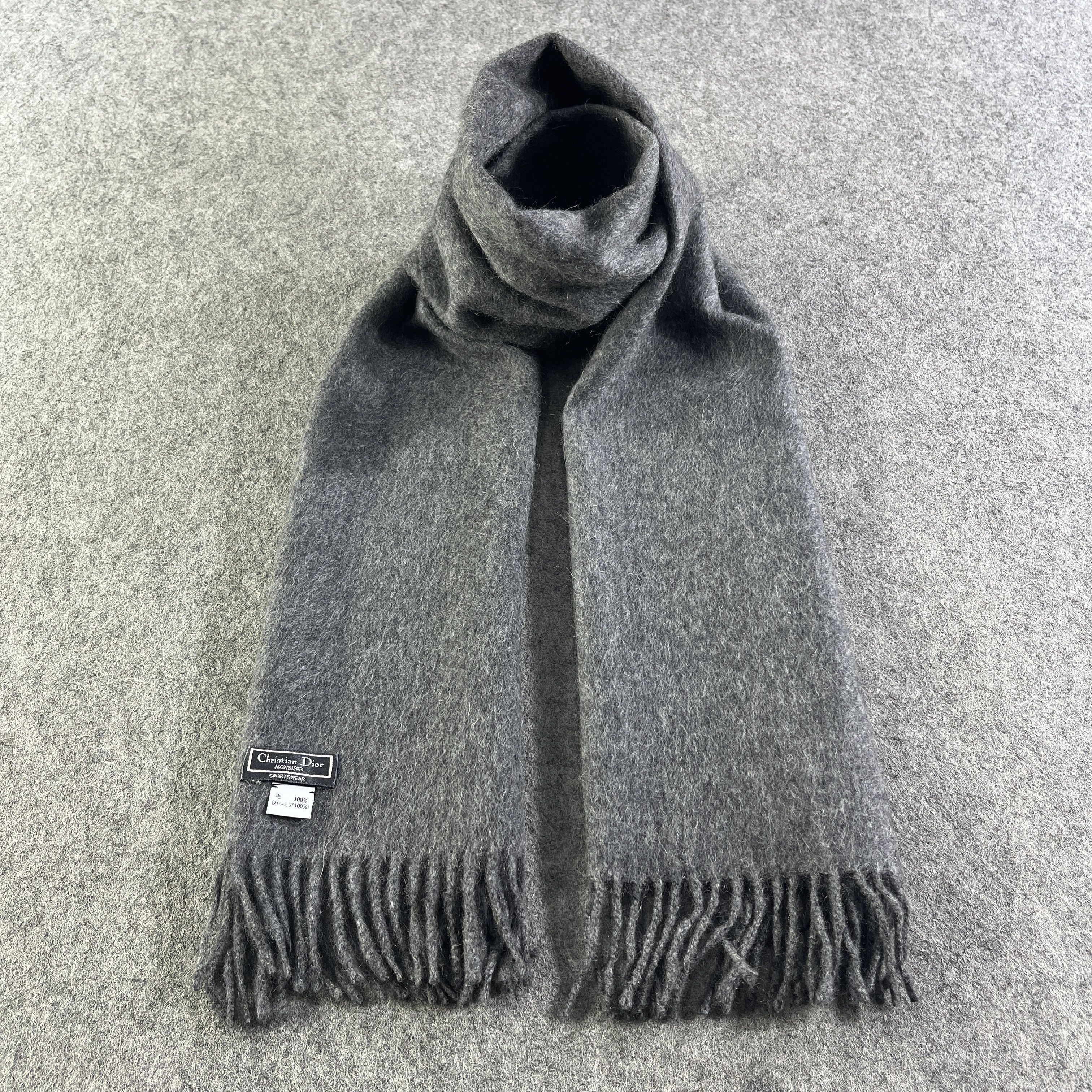 Christian Dior Monsieur × Vintage Christian Dior Monsieur Scarf / Muffler / Neckwear T828 Size ONE SIZE - 5 Thumbnail