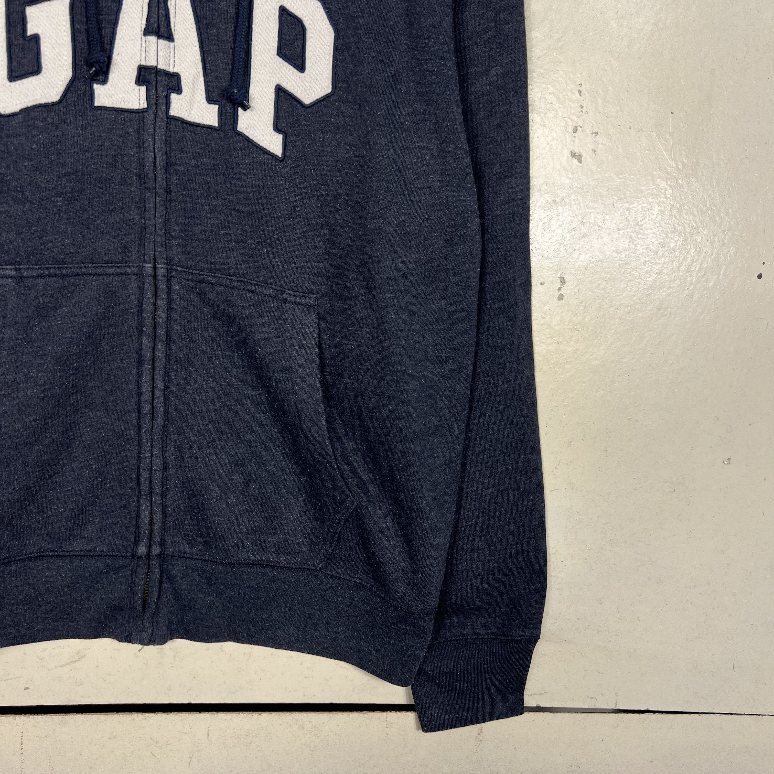 Gap GAP Spellout Big Logo Zipper Hoodie Sweatshirt #3835-C175 Size US L / EU 52-54 / 3 - 6 Thumbnail