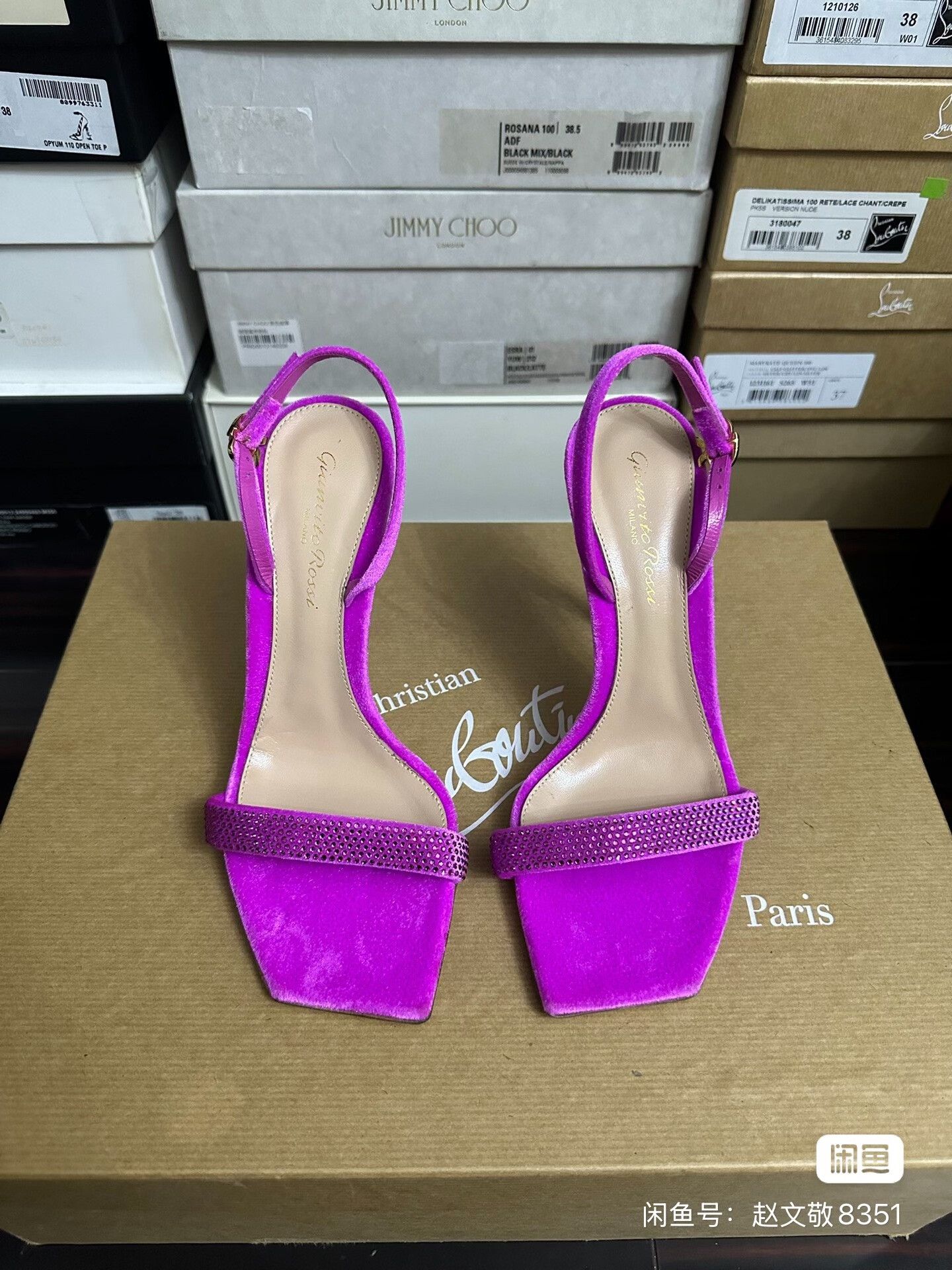 Gianvito Rossi Gianvito Rossi Pink Strappy Open-Toe Sandals Size US 6 / IT 36 - 1 Thumbnail