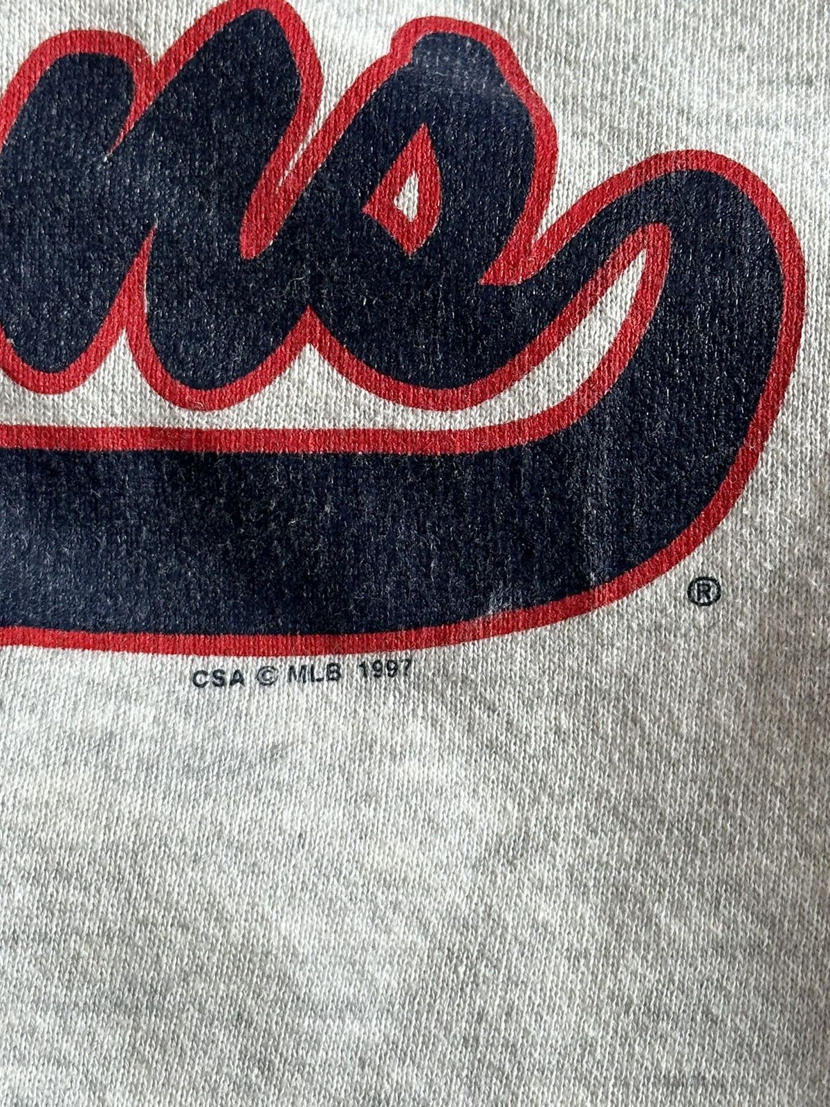 Logo 7 × MLB × Vintage Vintage 90s MLB Cleveland Indians Crewneck Sweatshirt Size US XS / EU 42 / 0 - 3 Thumbnail