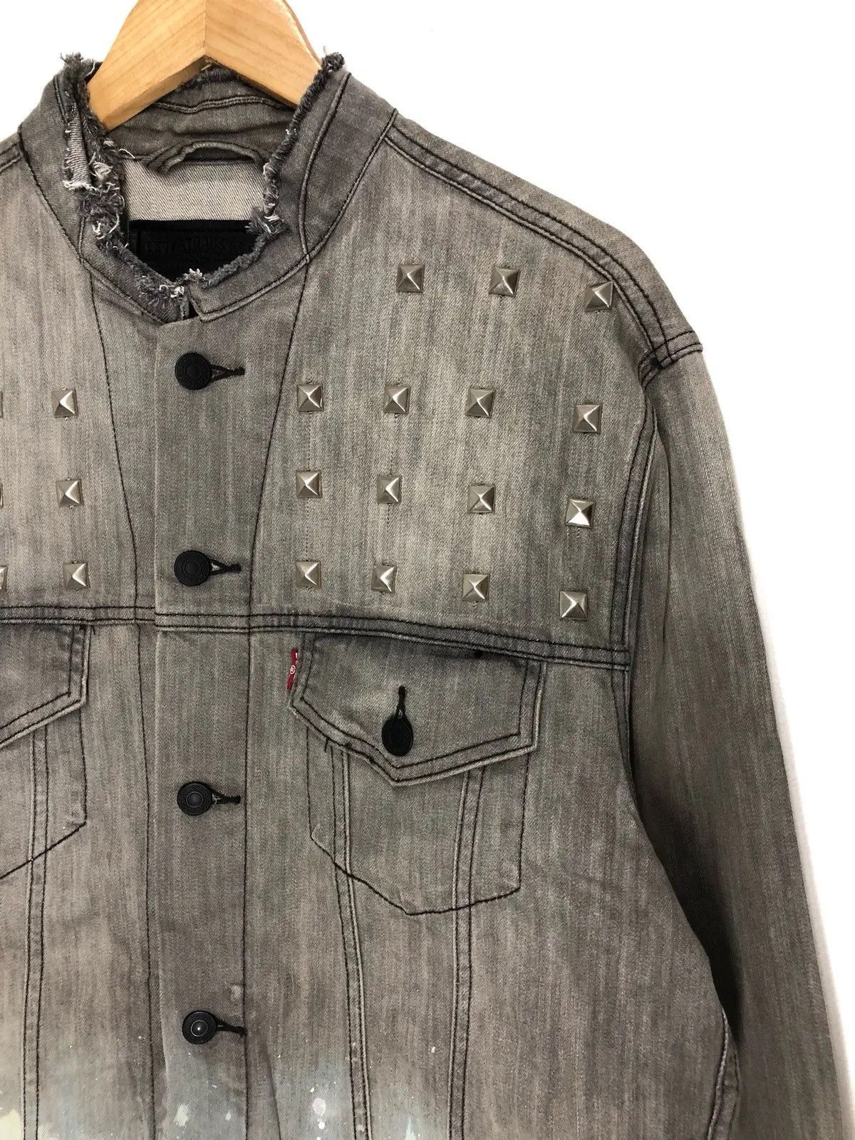 If Six Was Nine × Levi's × Levi's Made & Crafted Levi's Paint Splash Denim Tears Studded Jacket Size US M / EU 48-50 / 2 - 2 Thumbnail