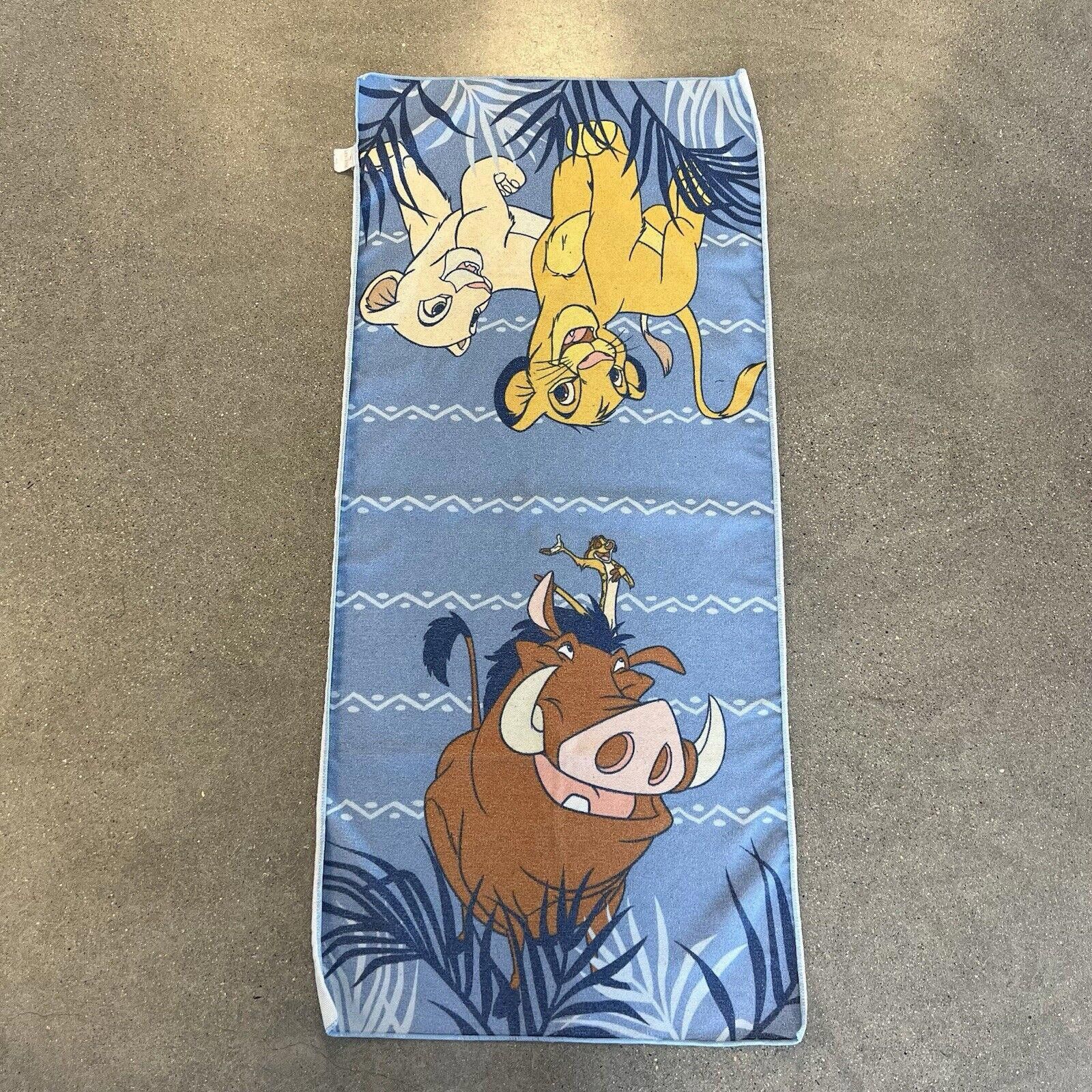 Disney Vtg Disney Lion King Bath Towel Simba Nala 22” x 50” Size ONE SIZE - 2 Thumbnail