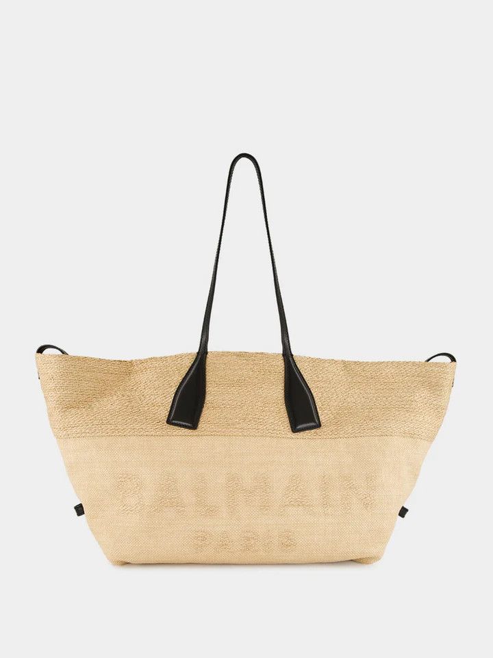 Balmain o1loc1c0526 Size: OS / Track Tote Bag in Beige Size ONE SIZE - 1 Thumbnail