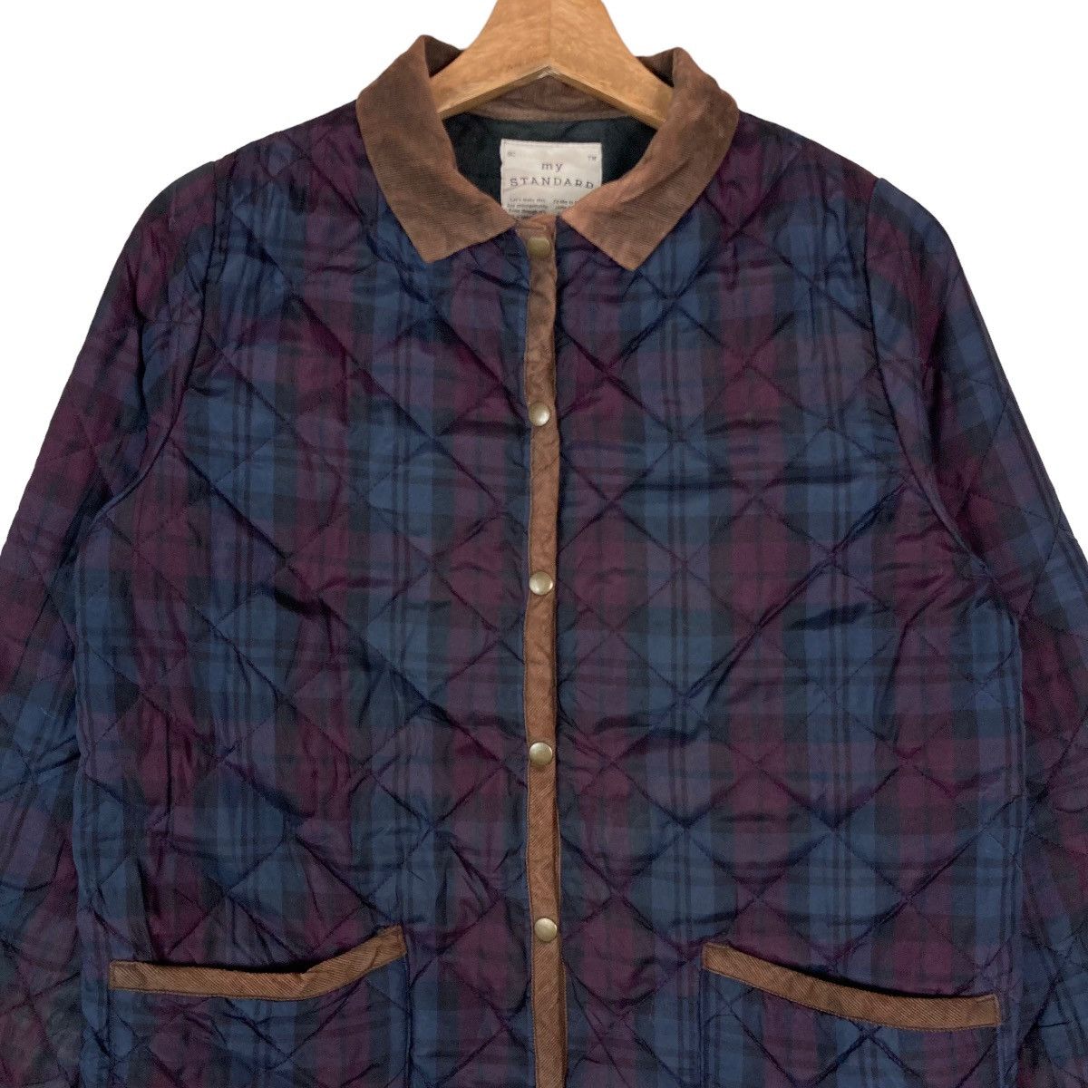 Vintage Vintage Studio Clip Snap Button Quilted Jacket Size US M / EU 48-50 / 2 - 2 Thumbnail