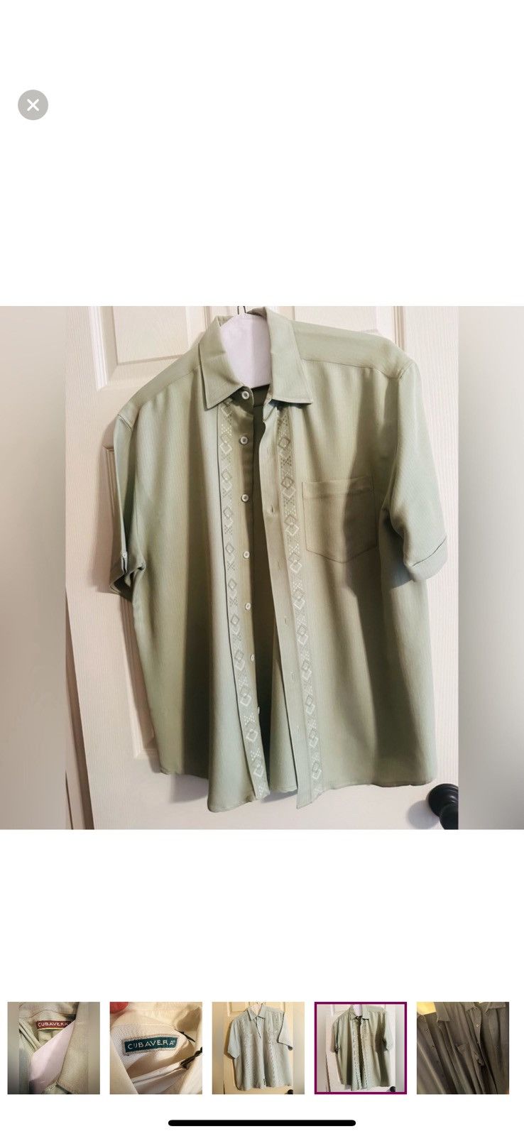 Cubavera MEN'S LOT 4 DESIGNER CUBAVERA LOT SHORT SLEEVE LOT SHIRTS Size US L / EU 52-54 / 3 - 9 Thumbnail