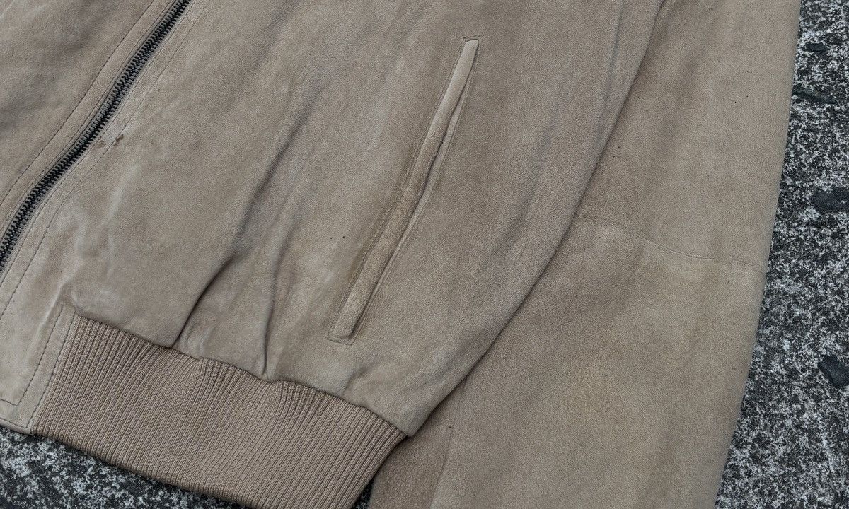 Prada 2009 Suede Leather Jacket Size US L / EU 52-54 / 3 - 4 Thumbnail
