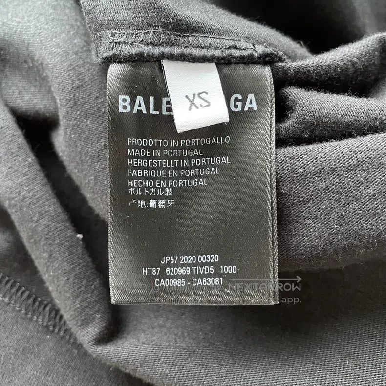 Balenciaga Balenciaga Printed Short Sleeve Raglan Sleeve T-Shirt Size US XS / EU 42 / 0 - 6 Thumbnail
