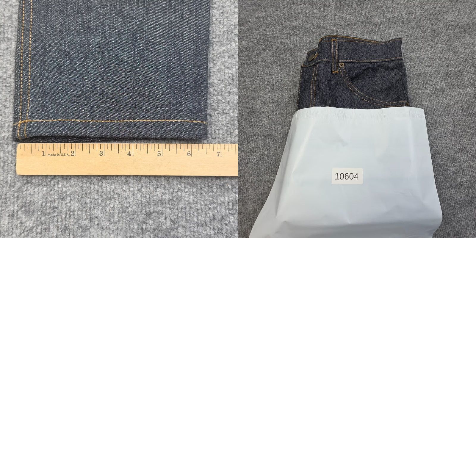 Raleigh Denim Raleigh Denim R100 Jeans Men's 28 x 32 Dark Blue USA NWOT Size US 32 / EU 48 - 9 Thumbnail