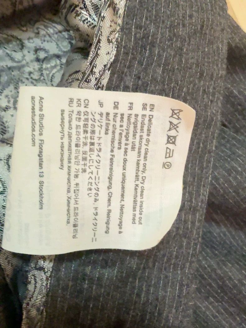 Acne Studios Acne Studios size:44 Black thin women's dress pants Size 31" - 5 Thumbnail