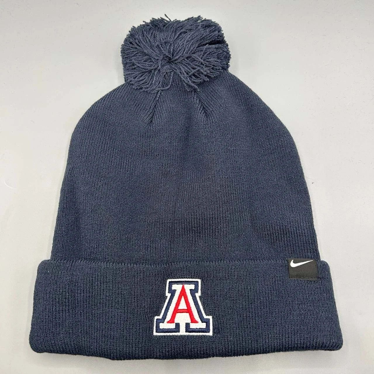 Nike Arizona Wildcats x Nike Hat Men Navy Cuffed Beanie Pom Pom Size ONE SIZE - 2 Thumbnail