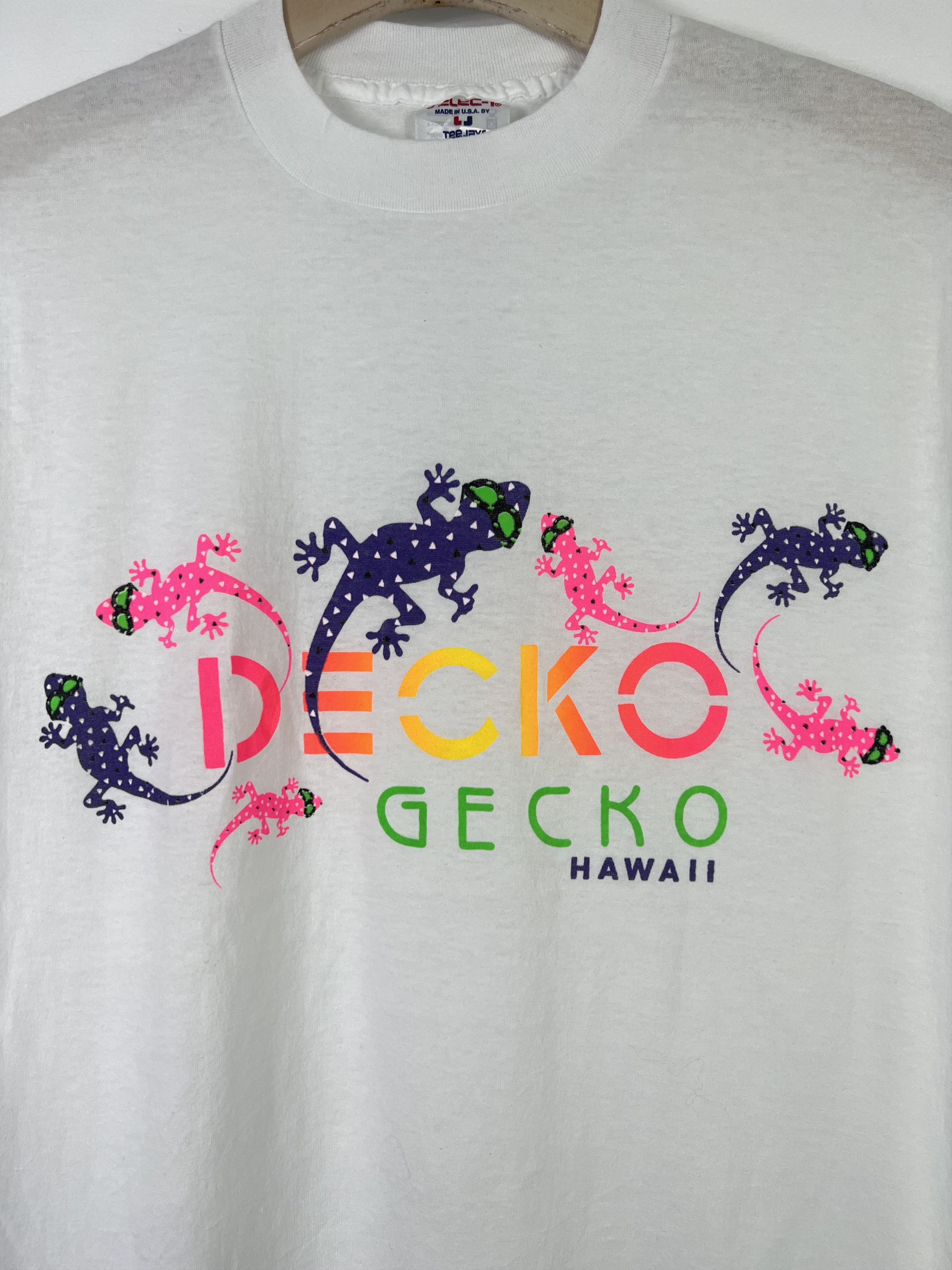 Vintage No.4393 3For$100SHIP Vtg 90s Decko Gecko Hawaii (XL) Size US XL / EU 56 / 4 - 2 Thumbnail