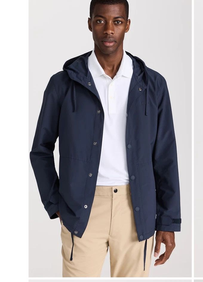 Barbour Barbour Newland Lightweight Water Resistant Hooded Jacket Size US M / EU 48-50 / 2 - 1 Thumbnail