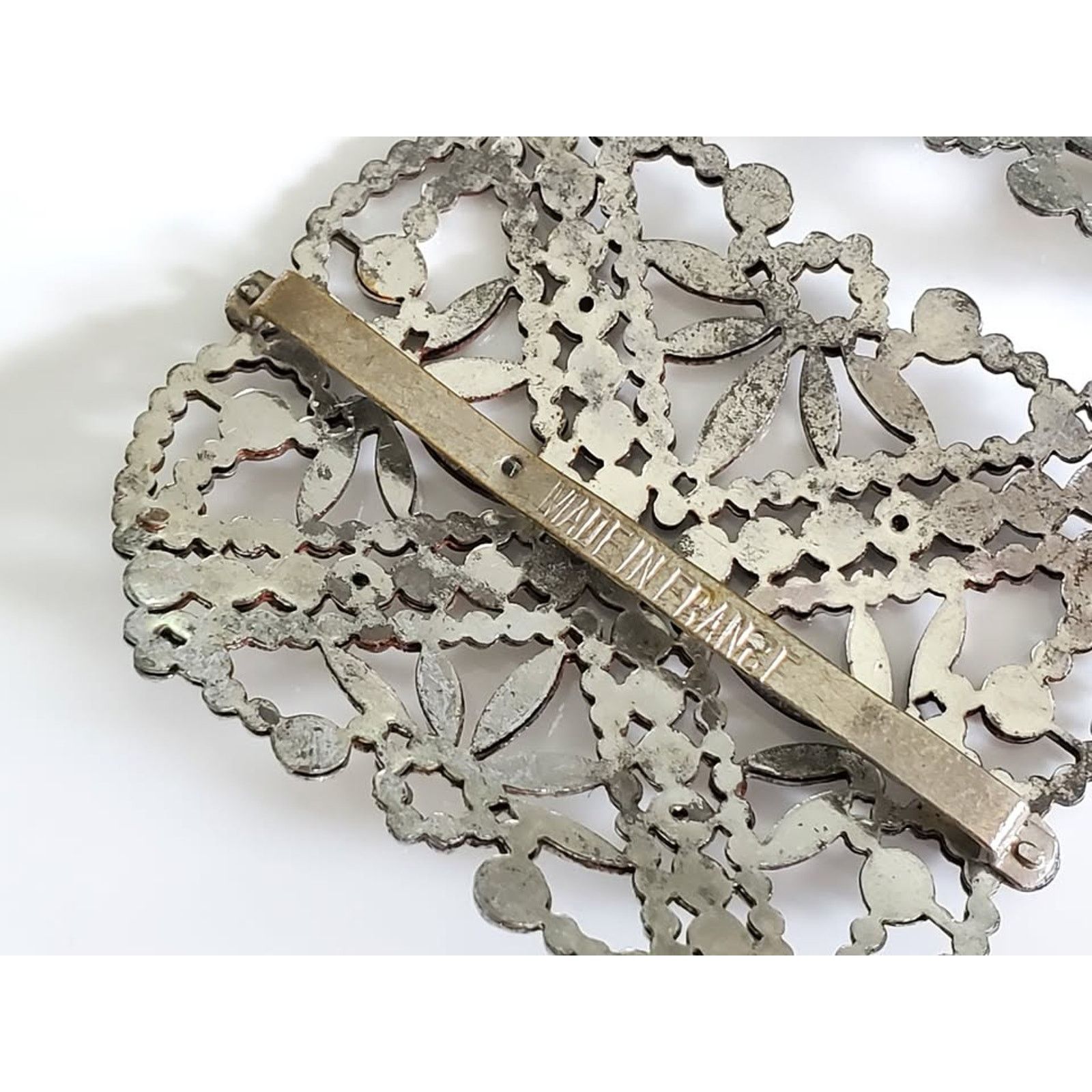 Unknown London Antique Marcasite Shoe Clips - Made in France Size ONE SIZE - 4 Thumbnail