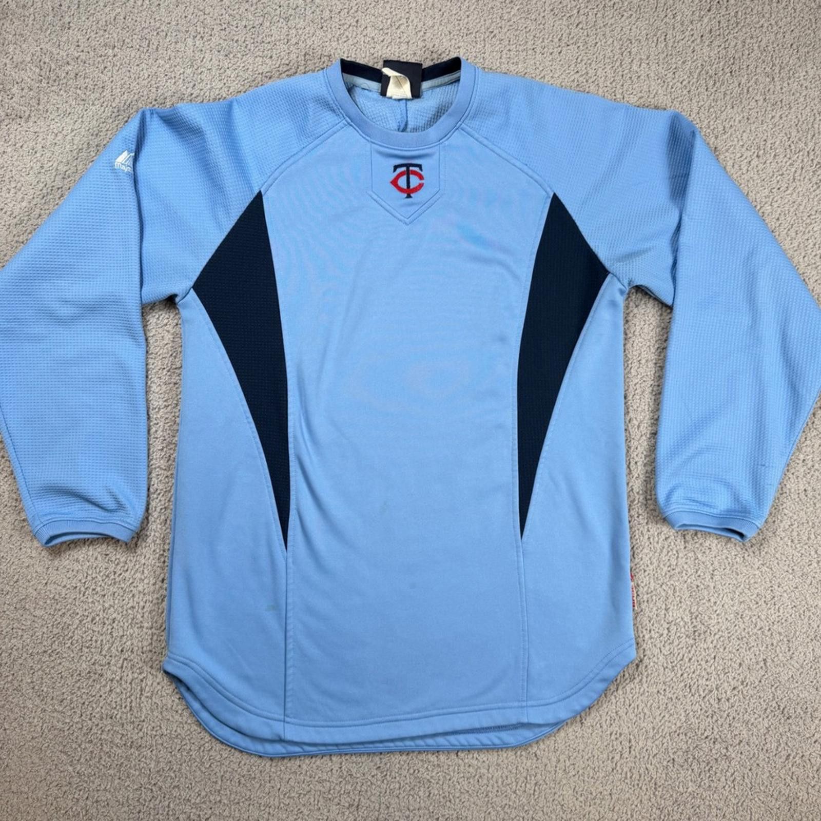 Majestic Minnesota Twins Cooperstown Collection Therma Base Pullover Size US S / EU 44-46 / 1 - 1 Thumbnail