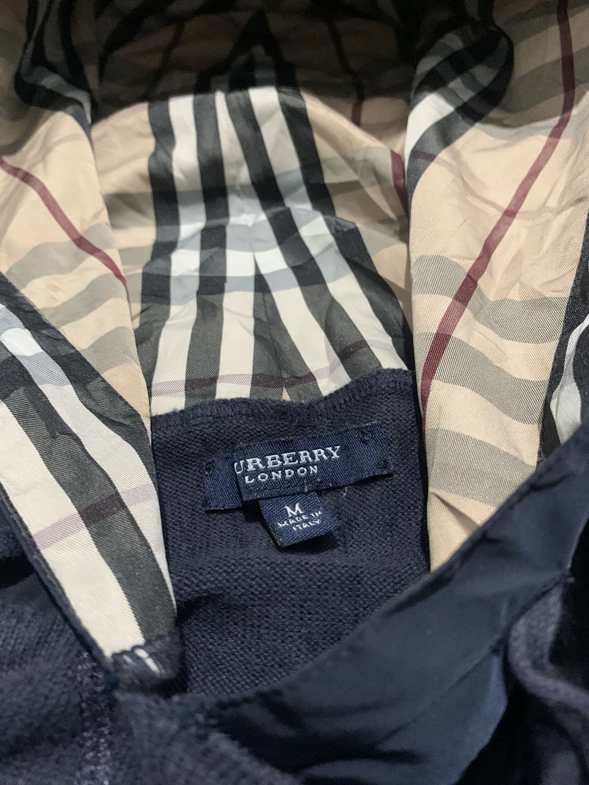 Burberry Burberry check trims cotton hoodie Size US M / EU 48-50 / 2 - 5 Thumbnail