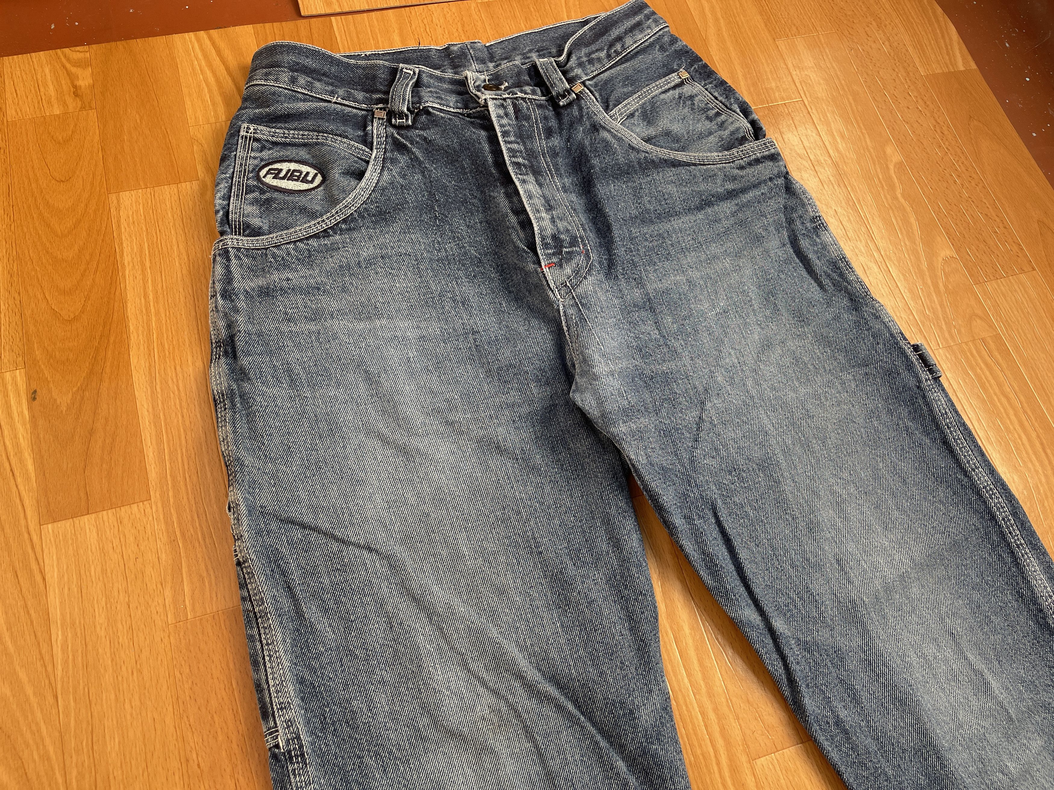 Fubu FUBU jeans, vintage baggy jeans, 90s hip hop skater Y2K 30 Size US 30 / EU 46 - 9 Thumbnail