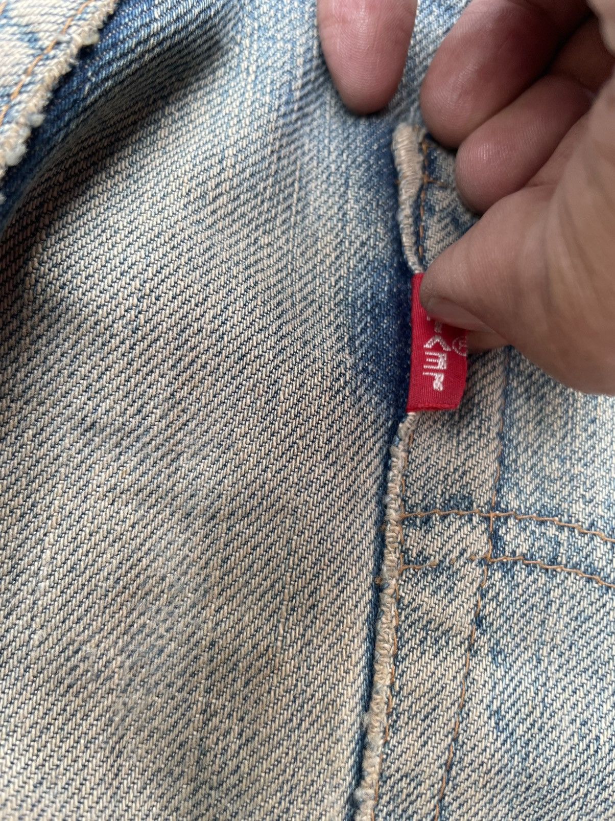 Levi's Vintage 1991 Levis 502XX E Selvedge Denim Size US 32 / EU 48 - 21 Thumbnail