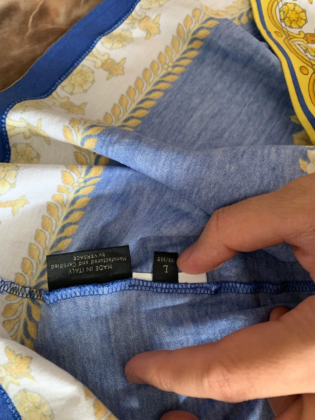 Versace Versace FAN SIZHE Men's 95 New 2020 Tee Size US L / EU 52-54 / 3 - 3 Thumbnail