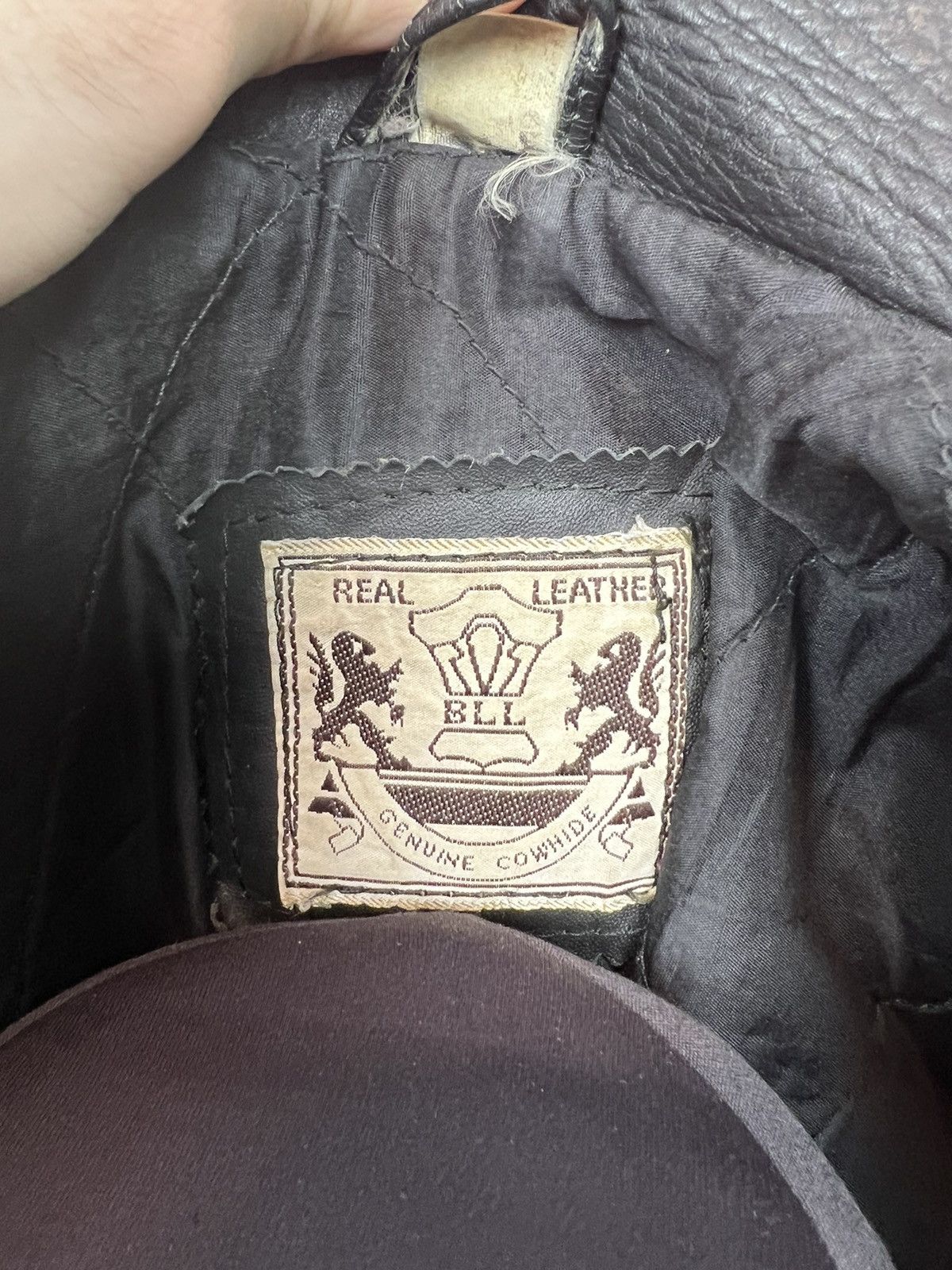 Leather jacket vintage rare cowboy USA hype streetwear