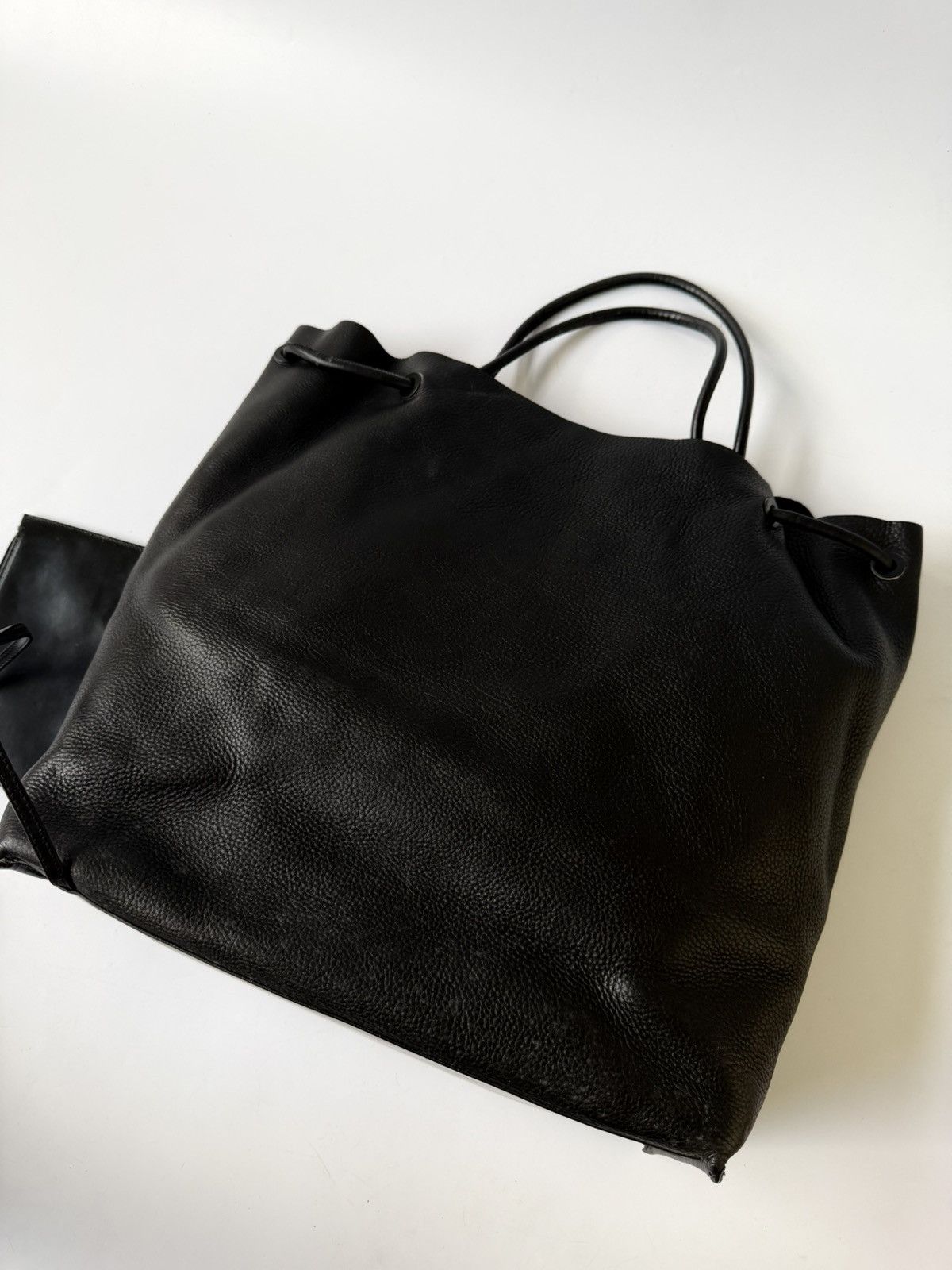 Gucci Gucci Reversible Black Leather Tote Bag Size ONE SIZE - 3 Thumbnail