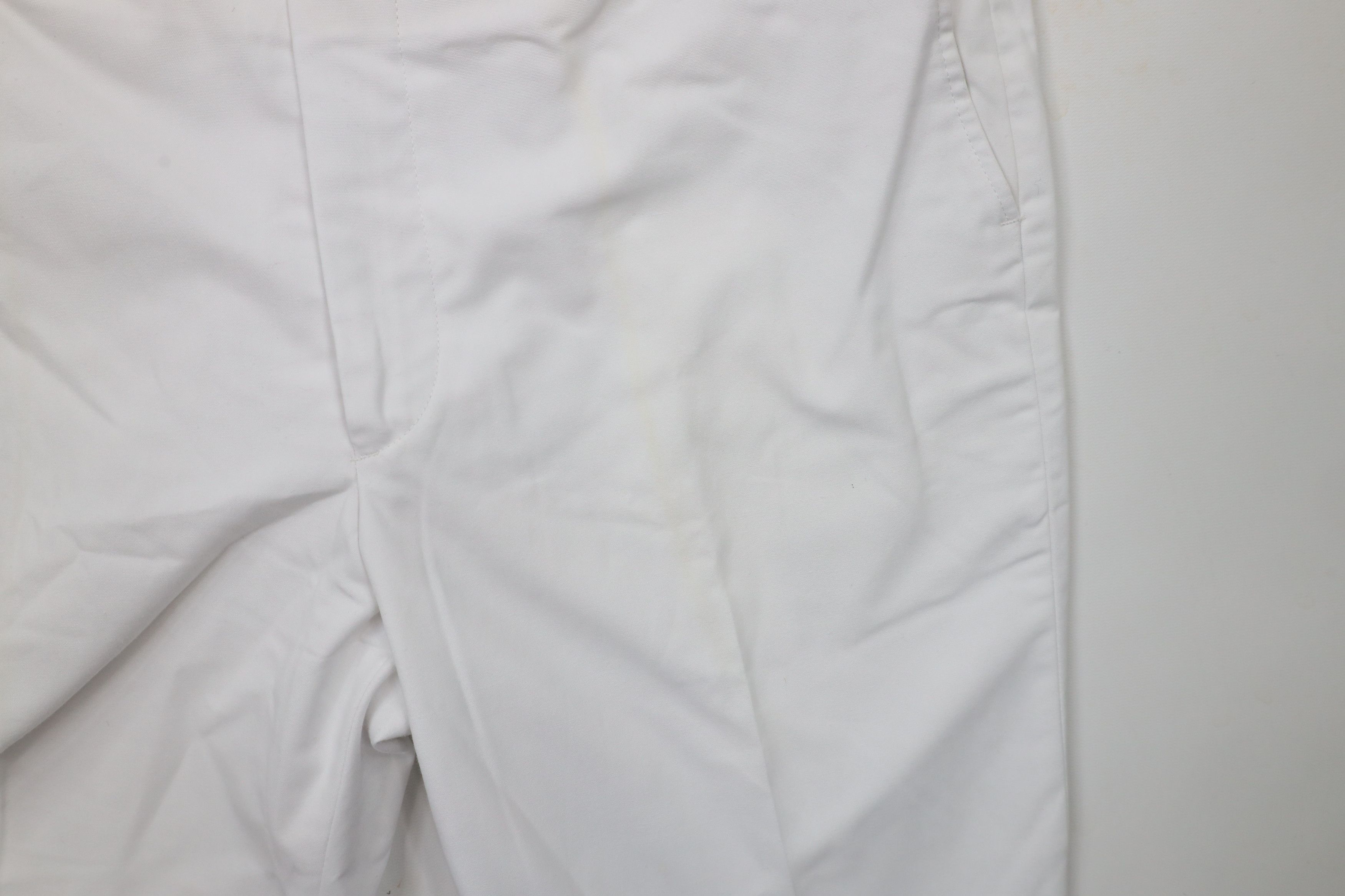 Vintage Vintage 70s Streetwear Flared Wide Leg Chino Pants White USA Size US 36 / EU 52 - 5 Thumbnail