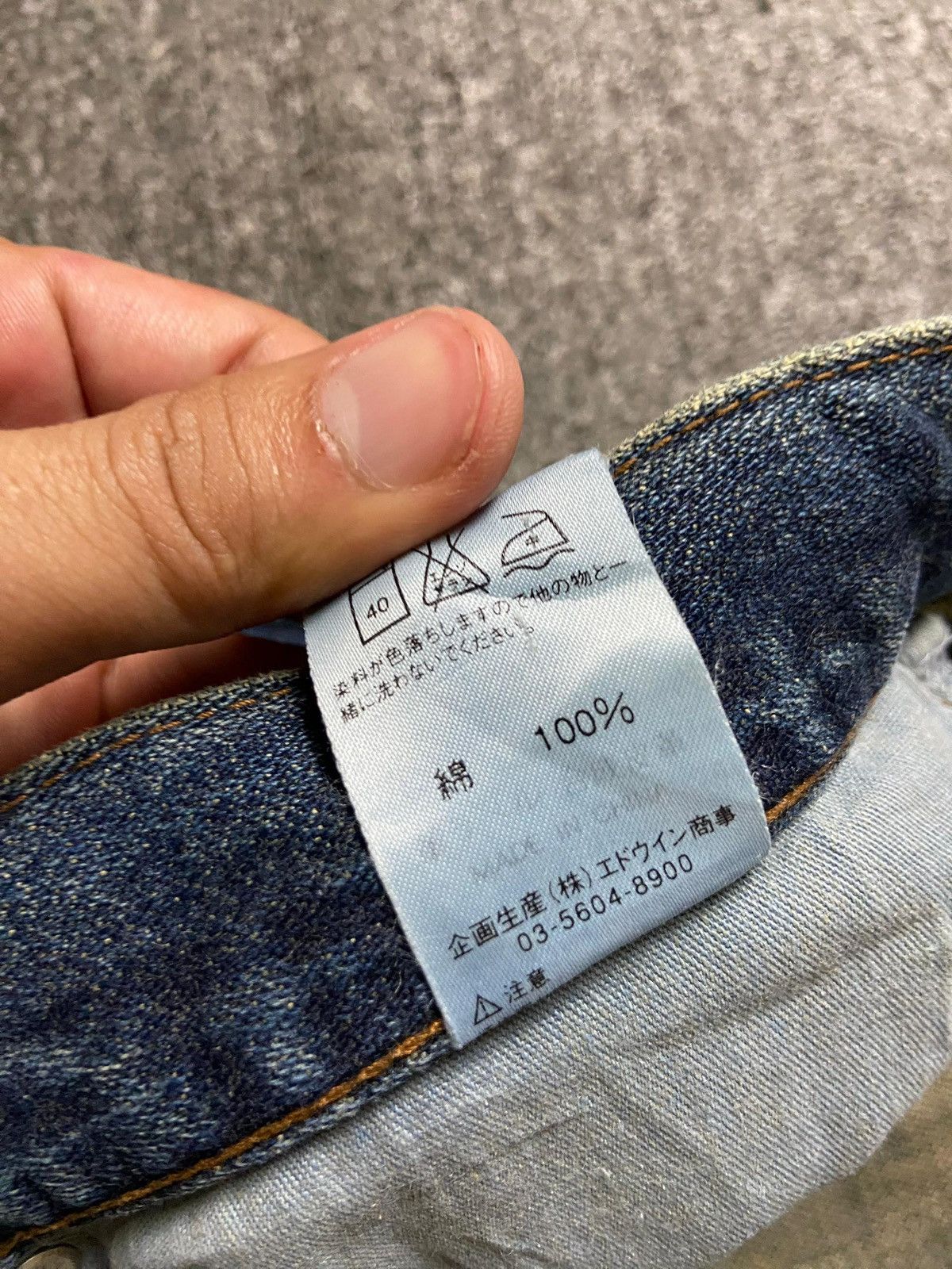 Japanese Brand × Vintage × Wrangler Vintage Wrangler Straight Baggy Cut Jeans (123) Size US 36 / EU 52 - 3 Thumbnail