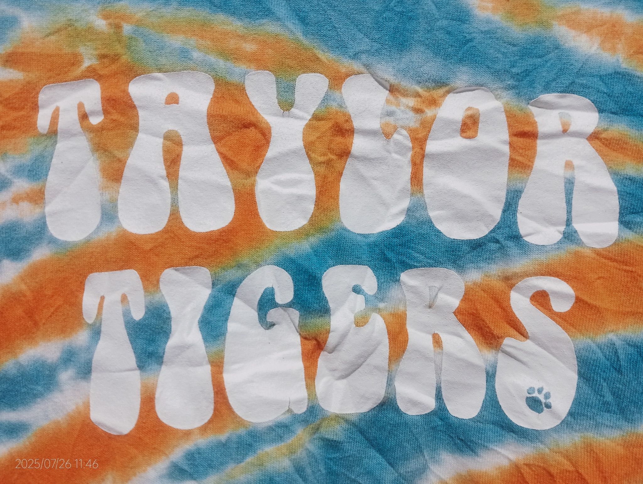 Other Taylor Tigers Baseball Tie Dye Long Sleeve Tshirt Size US M / EU 48-50 / 2 - 2 Thumbnail