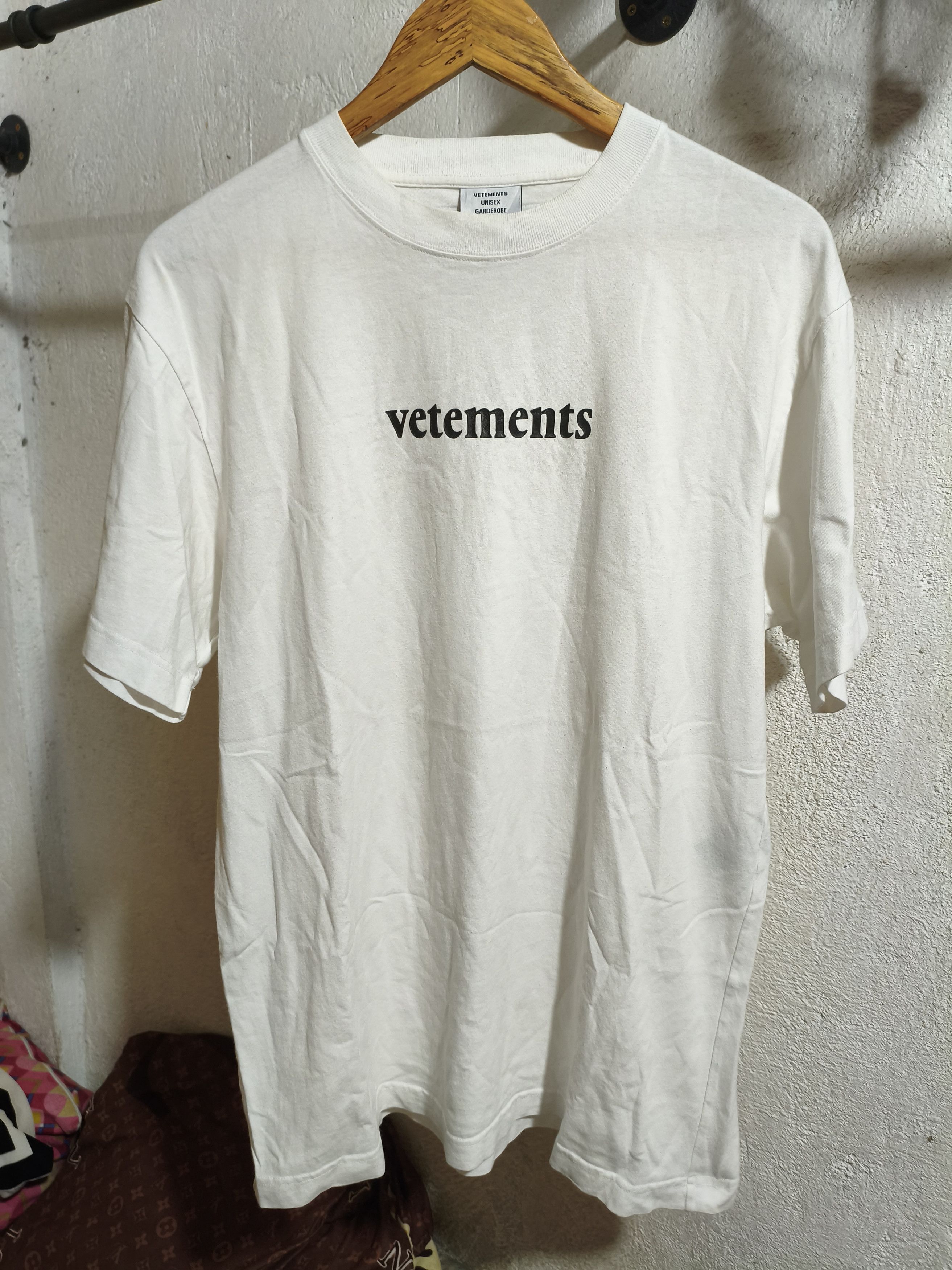 Vetements VETEMENTS “stop being rich” white tee ss23 | Grailed