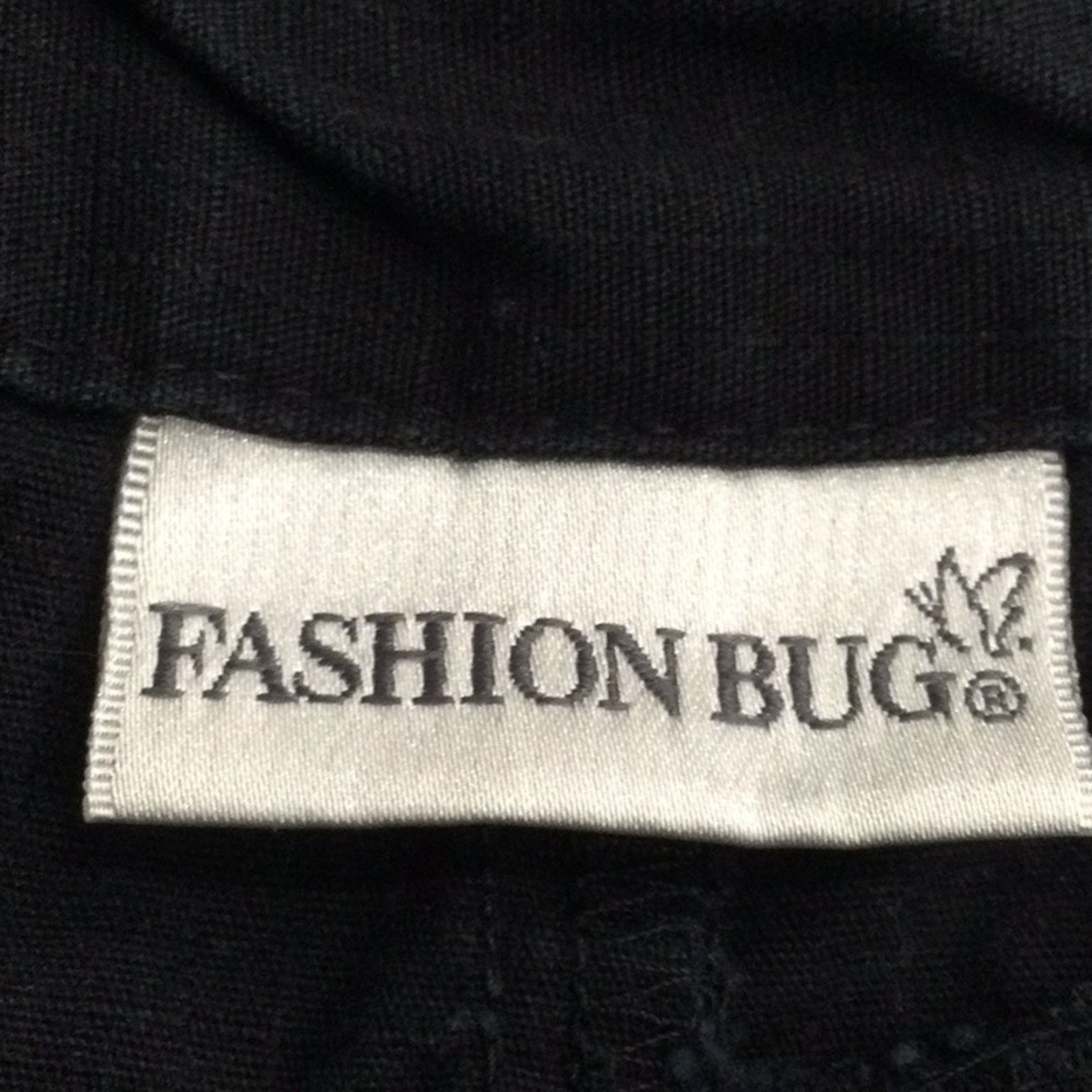 Other Fashion Bug Black Front Zipper Pockets Capri Pant Size 16 Size 38" / US 16 / IT 52 - 7 Thumbnail