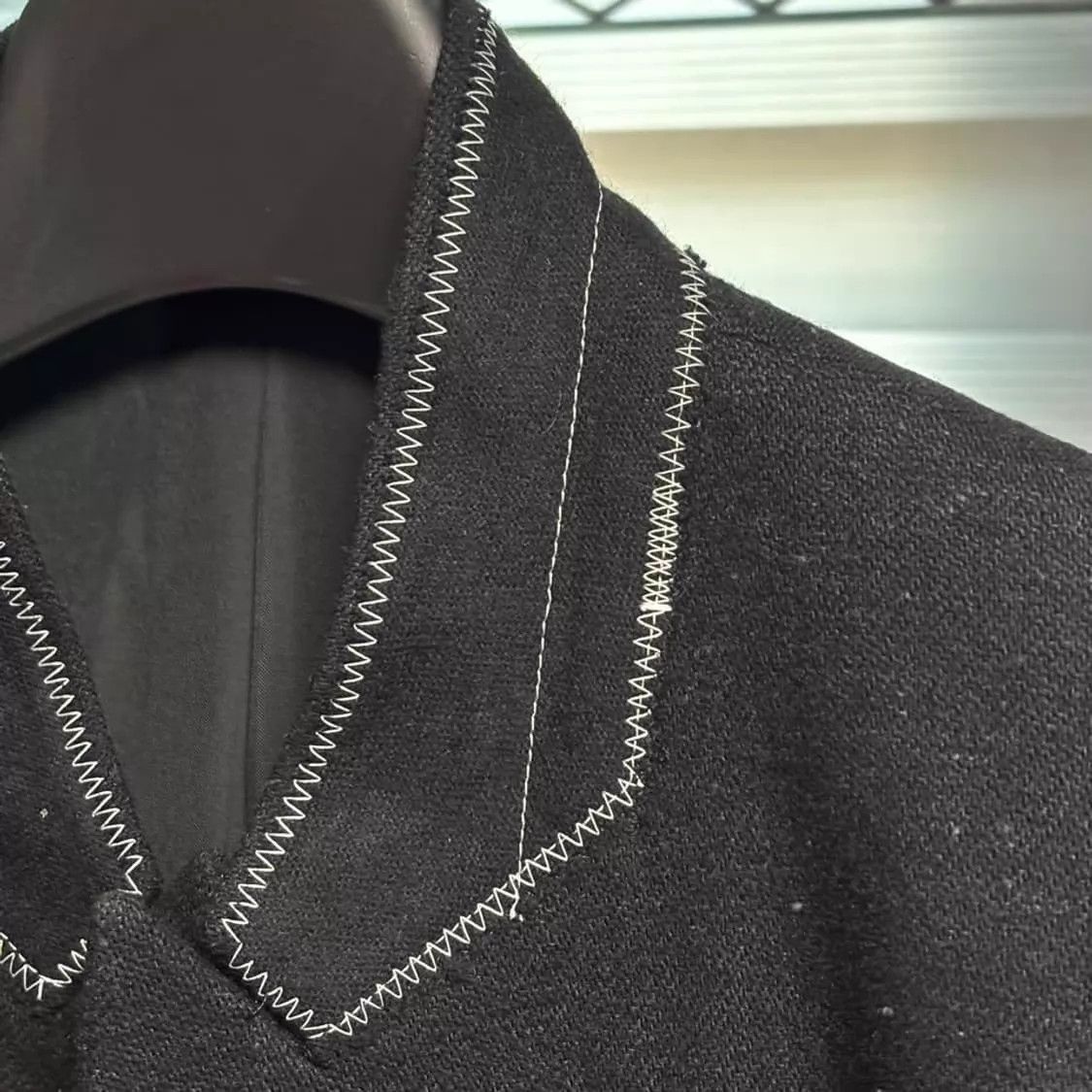 Comme des Garcons CDG Vintage Minimalist Stitch Collar Unisex Jacket Size US M / EU 48-50 / 2 - 4 Thumbnail