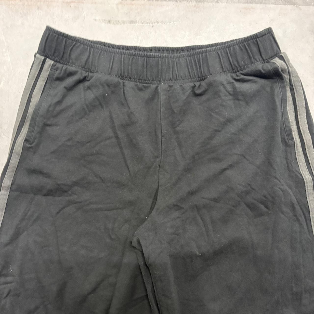 Vintage Crazy Vintage Y2K/2000s Super Baggy Wideleg Black Striped Sweatpants! Size US 36 / EU 52 - 3 Thumbnail