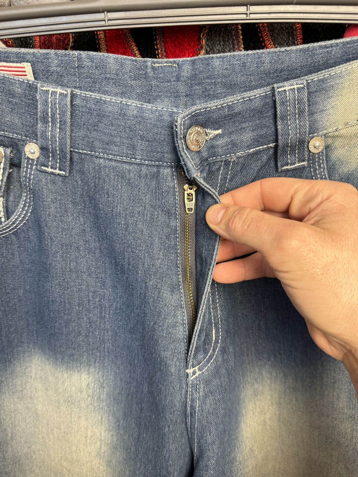 True Religion Rare Y2K True Religion baggy Washed jeans JNCO Style Size US 36 / EU 52 - 5 Thumbnail