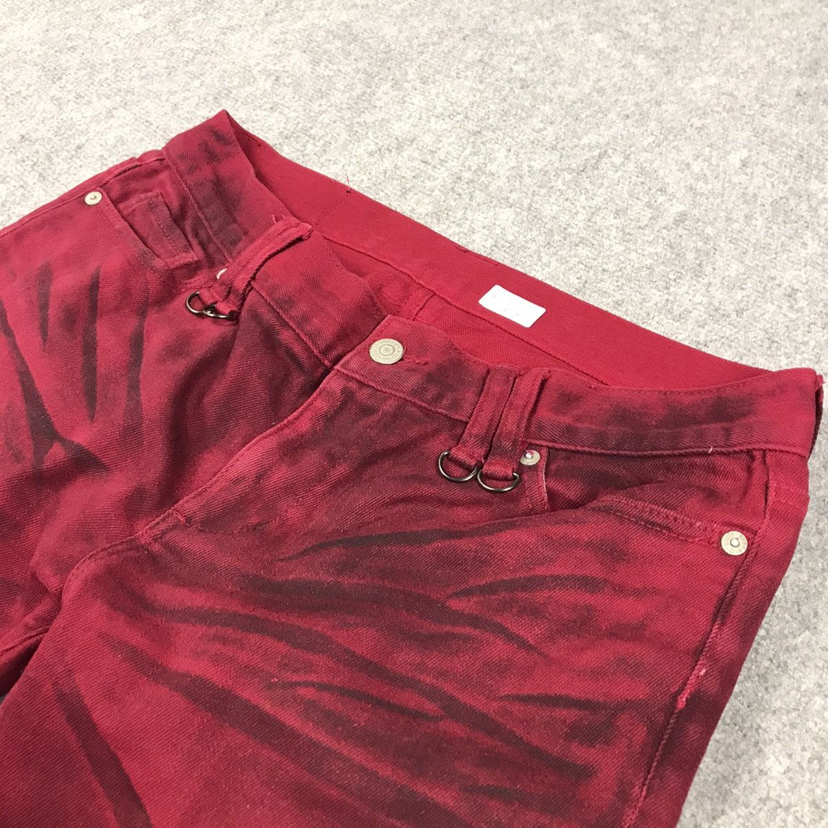 BUFFALO BOBS FLARE JAPANESE PUNK BUFFALO BOBS RED BOOT CUT PANTS Size US 30 / EU 46 - 6 Thumbnail